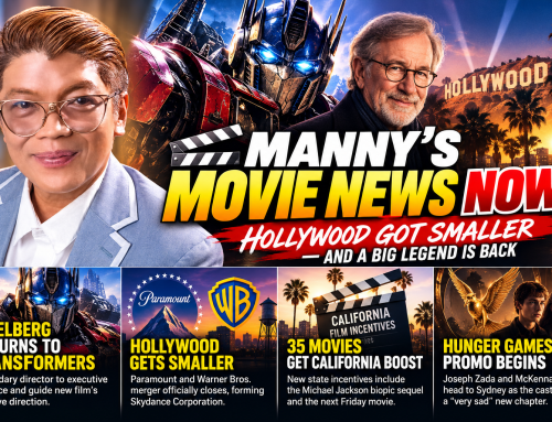 MANNY’S MOVIE NEWS NOW: Spielberg Takes On ‘Transformers,’ Hollywood Gets Smaller, and California Gets a Billion-Dollar Boost